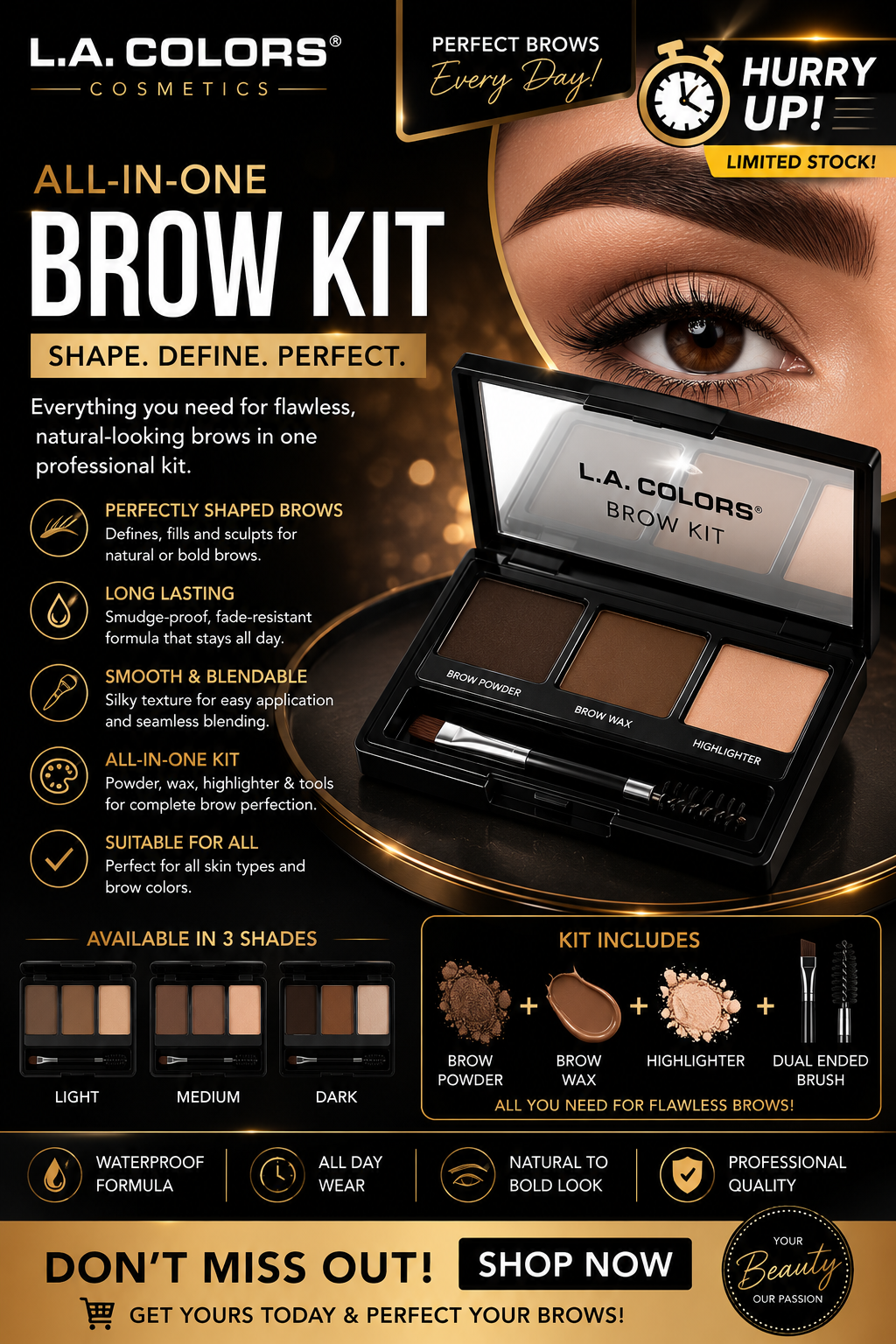 L.A. COLORS Brow Kit