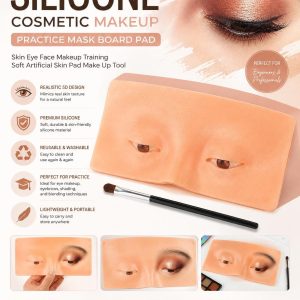 Reusable 5D Silicone Makeup Practice Pad 