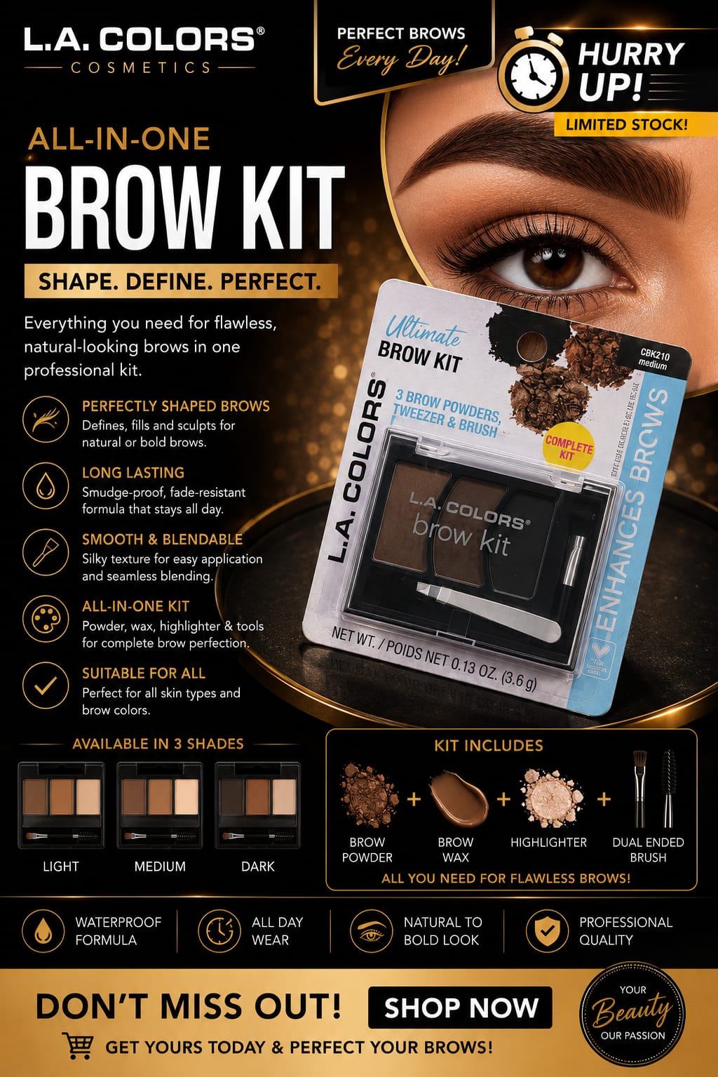 L.A. COLORS Brow Kit